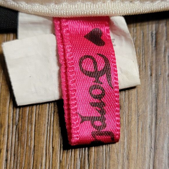 Forplay Catalog Lingerie Mini Skirt B&W w/ Hearts - Size M/L - Picture 9 of 10